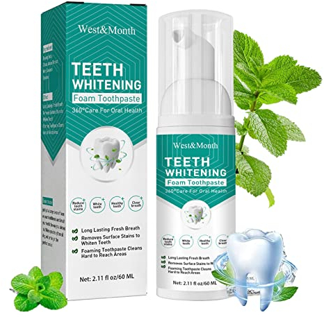 Ultra-fine Saveuppro Teeth Whitening Mousse Toothpaste,Zahnpasta Schaumzahnpasta,Deep Clean Schaum Zahnpasta,Whitening Zahnpasta,Whitening Teeth Schaum-Zahnpasta Intensive Fleckenentfernung Zahnpasta