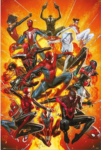 Spider-Man - Spider Geddon Jump - Film Poster - Größe 61x91,5 cm