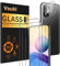 Vauki 3 piezas de vidrio templado para Xiaomi Redmi Note 10 4G / 10S 4G con 3 cámaras de protección, dureza 9H, antiarañazos, sin burbujas, ultra HD pantalla película para Redmi Note 10 4G/10S 4G