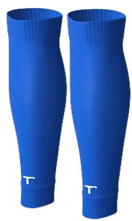 T1TAN Fußball Tube Stutzen - Herren, Damen und Kinder - Farbe blau - Größe 43-46