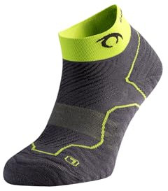 Lurbel Tiwar Two, Calcetines para running, Calcetín sin costuras, Calcetín anti-ampollas, Para correr, Calcetines transpirables. (Marengo/Pistacho, L (42-44))