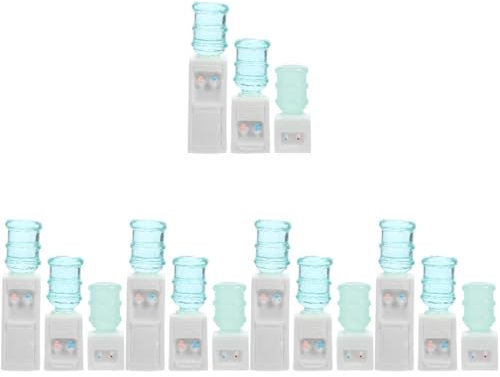 BESTonZON 15 Piezas Mini Dispensador De Agua Decoración del Hogar Accesorios para El Hogar Escena del Hogar Decoración Modelo De Aparato De Cocina Dispensador De Agua En Miniatura Mini