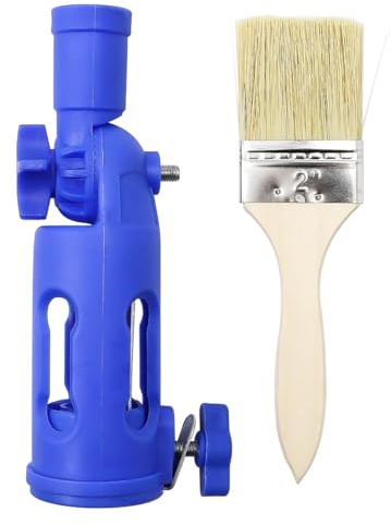 Tiardey Paint Roller Extension Pole Adapter Edger Paint Brush Rotatable Paint Brush Holder for Walls Paint Edger High Ceilings