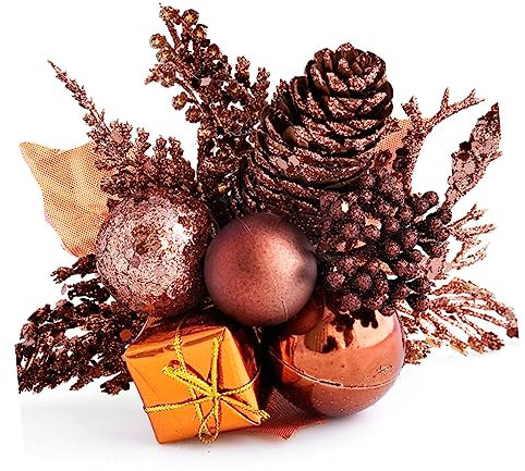 Anneome Weihnachtsstecklinge Aus Bronze Weihnachtszweig Für Dekoration Weihnachtsstäbe Als Schmuck Weihnachtsschmuck Für Festivals Weihnachtsdekoration Mit Zweigdekoration