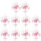 10 Pcs Candles Cake Topper Miniature Cake Candelabra Cake Candle Holder Dessert Food Decor for Wedding Birthday