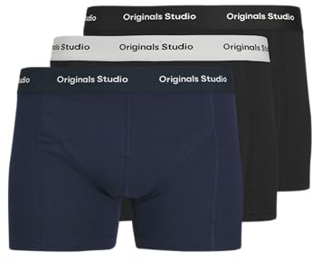 JACK & JONES Herren Jacvesterbro Solid Trunks 3 Pac Noos Jnr (3er Pack)