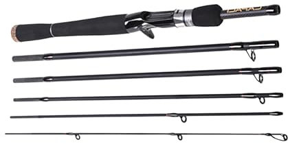 VANZACK 2.7m Canne à Sections Canne De Lure pour Eau Douce Et Eau pour Bar La Truite Casting
