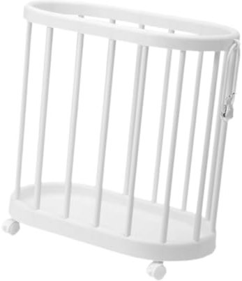 Baoblaze Clothes Hamper Yoga Mat Storage Rack Yoga Mat Holder, Dirty Laundry Hamper Laundry Basket with Wheel for Yoga Strap Toys, white