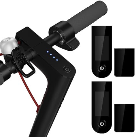 XPEX 2 piezas Tapa De Pantalla De Repuesto Para Xiaomi M365, Pro,1S, Essential, Pro2, Mi3 Scooter, Accesorios Patinete Para Xiaomi(Negro)