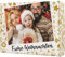 GRAVURZEILE – DIY Adventskalender zum Befüllen – Retro Foto – Weihnachtskalender Personalisiert mit eigenem Foto – 24 Fächer, Nikolaus & Heiligabend extra groß - Farbe: Gold