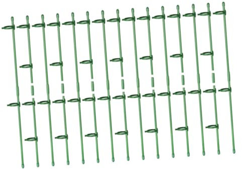 MOBUTOFU Grüne Pflanzenstütze 1 Satz aus Pp und Glasfaser für Pfingstrosen