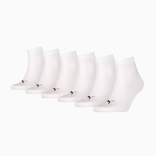 PUMA Unisex Quarter Socken Sneaker knöchelhoch für Damen Herren 6er Pack