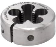 Runde Schneideisen Rundes Gewindeschneideisen, 1 Stück HSSE AR-D Feingewinde-Rundschneideisen M10 M11M12 M14 M15 M16 M18 M20 M22M24 X0,5 X0,75 X1,25 Metrische Maschinenschrauben-Gewindeschneideisen (M