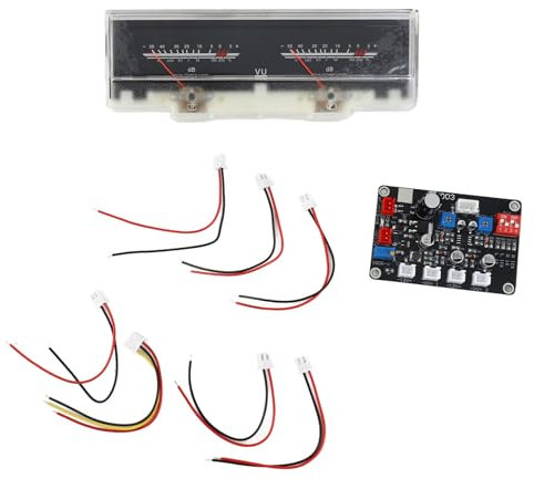 DB Meter, VU Meter Livello DB Preamplificatore Amplificatori Scheda Driver Retroilluminazione per Conversione Audio Auto Domestica Fai Te, Misuratori di Suono e Rumore