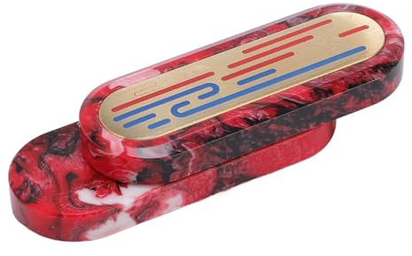 Zappelspielzeug Erwachsene, Magnetisch Metall EDC Fidget Slider, Tragbares Red Push -Kartenspielzeug für ADHS, Linderung von Stress, Spannung und Angst, Kleine Zappel Erwachsene