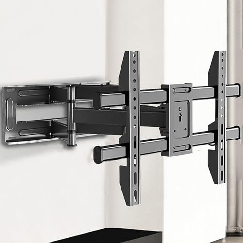 KCGCIHMS Support Mural pour téléviseur, Support Mural pour téléviseur LED LCD Plat et incurvé, Support Mural pour téléviseur à Six Bras 55-120 Pouces