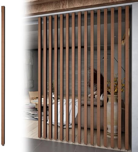 Paravent Raumteiler,Raumteiler Pfosten Verstellbare Höhe 1 Wurzel,für Kleine Räume für Home-Office-Hotels.(70x5x5cm)