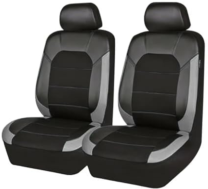 FBVVYTK PKW-Sitzbezug Vordersitze, für VW Crafter/Grand California 2018-2024 Wasserdicht Verschleißfest Atmungsaktiv Auto-Schonbezug Auto Schonbezug Schoner Auto-Zubehör Innenraum,B
