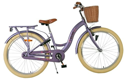 Volare Blossom Kinderfahrrad - Mädchen - 24 Zoll - Lila
