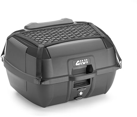Generico Topcase B45B+ GIV I NEW VERSION 2025 IN SCHWARZ SCHWARZ TOP CASE UNIVERSAL PLATTE KOMPATIBEL MIT GIVI MONOLOCK HALTERUNGEN ENTHALTEN