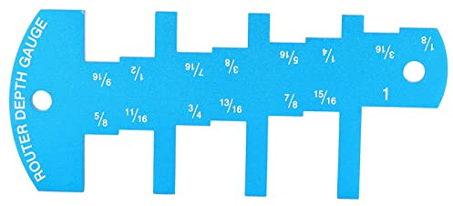 Bamjour Tischkreissägen-Gehrungslehre, Tischkreissägen-Tiefenhöhenlehre, Plattensägen-Fräser-Tiefenlehre, Tischkreissägen-Zubehör, Kleines Holzbearbeitungsgerät, Messung der Höhenbegrenzungswerkzeuge
