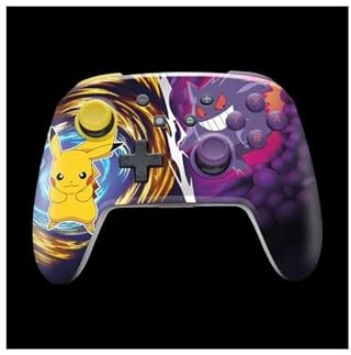 Born To Vape presente Manette sans fil Am�lior�e Switch- Pikachu vs. Gengar et son sticker BTV exclusif collectionnable