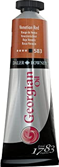 Daler Rowney Unidad | Tubo 38 ml | Georgian Col.Óleo Venetian Red. Tubo38Ml