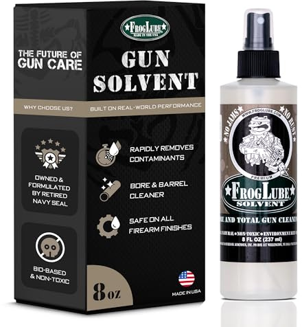 FrogLube 8oz Solvent Gun Cleaner Clear