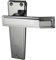 Art Deco Sat / Chrome Lever Latch Door Handles JV254SC