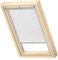 VELUX Original Jalousie für PK08, Weiß, mit Grauer Führungsschiene