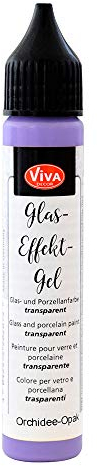Viva Decor Glaseffekt-Gel, 25 ml, Orchidee Blickdicht