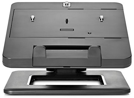 HP Dual Hinge II Notebook Stand - Soporte de regazo para portátiles y netbooks (Negro, 30,48 cm (12), 43,94 cm (17.3), 0 - 120 mm, 360°, 0 - 20°)