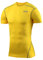 TCA Men Pro Performance Compression Base Layer Short Sleeve Thermal Top - Sonic Yellow, XL