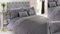Grau BettwäSche-Set für Super King Size Bettwäsche Rose Kissen, Polycotton, Mit Rüschen