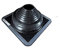 DEKTITE #4 (DFE104B) quadratisches, schwarzes EPDM-flexibles Rohr, blinkend (Dachheber, Rohrmanschette blinkend), Dektit, für OD-Rohrgrößen 7,6 cm – 17,8 cm