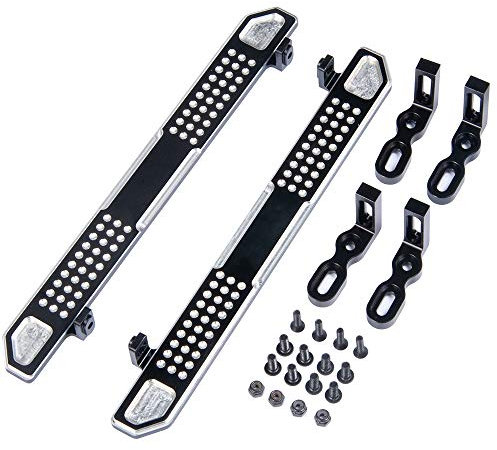 XUNJIAJIE 1Paar Metal Side Pedal Side Pedalplatte für TRX4 1/10 Crawler Car (B Style)