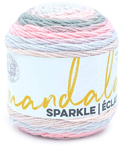 Lion Brand Yarn, 94 Acryl/6% metallisches Polyester, mehrfarbig (Nova), Einheitsgröße