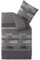 CelinaTex Touchme Biber Bettwäsche 135 x 200 cm 2teilig Baumwolle Bettbezug, Set, Bettgarnitur für Sommer und Winter, ganzjährig, pflegeleicht, Carla grau anthrazit schwarz