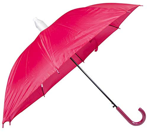 Palucart 1 ombrello salvagoccia che non bagna con custodia in plastica tasto automatico pratico e compatto (magenta)