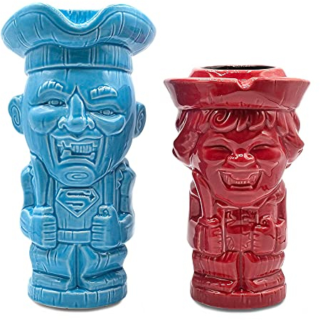 Beeline Creative Geeki Tikis The Goonies Sloth and Chunk Ceramic Mugs | Set of 2