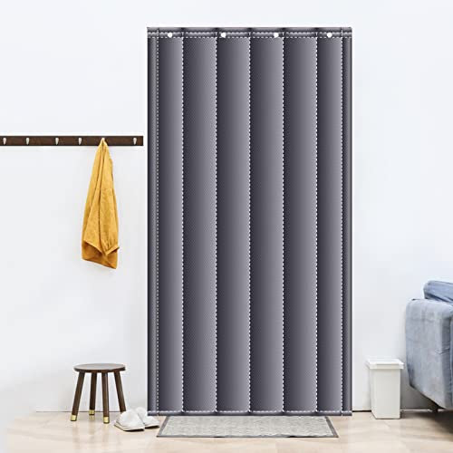 Rideau de Porte d'entree Thermique Isolant Anti Froid, Rideau de Porte Isolant Phonique, Rideau de Porte Occultant Thermiques, Facile À Installer, pour Couloirs, Portes