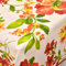 Manifattura Tessile Tischdecke mit Aquarell-Design, Reiner Baumwolle, Italienischer Fantasy-Druck - Fioroni Rosso, Oval x6 180