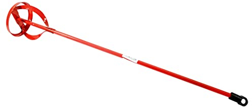 New Drill Paint Pot Plaster Mixer Stirrer Mixing Paddle Whisk Tool 100 X 600 MM | Steel Drill Whisk Tool Painting and PLASTERING Mixer