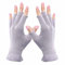 Migliore Wear 2 Pairs Fingerless Gloves, Touchscreen Half Finger Moisturising Gloves, Anti UV Nail Gloves for Dry Hands, SPA, UV Protection, Nail Art