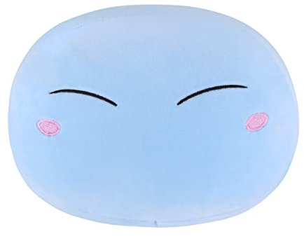 Roffatide Anime Kissen Rimuru Tempest Plüsch Gefüllte Wurf Kissen für Bett Couch Weiches Geburtstagsgeschenk Blau 11 Zoll