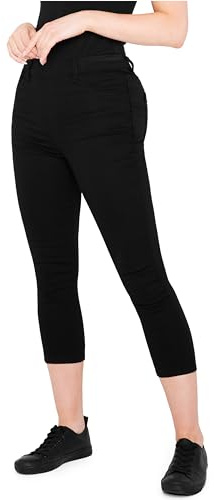 CityComfort Womens Cropped Jegging Jeans, 3/4 Length High Waist Denim Leggings
