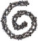 A ANLEOLIFE S33 Chain, 8 Inch, 3/8'' LP Pitch, .043'' Gauge, 33 Drive Links, Compatible with Poulan Ryobi Homelite Makita Worx
