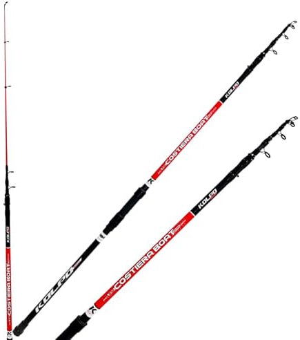 Kolpo costiera boat canna da pesca telescopica da barca bolentino 180 gr 2.10 mt