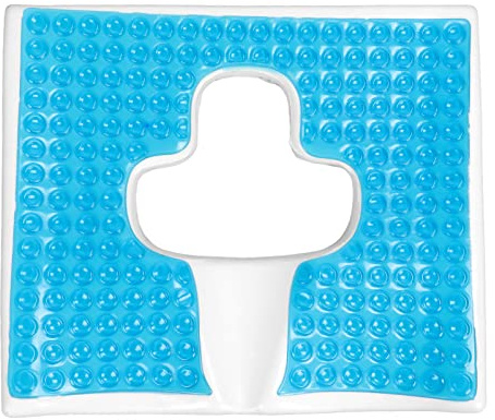 Kissen gegen Dekubitus, atmet frei, Fasermaterial, T-förmige Öffnung, Anti-Dekubitus-Kissen, bettlägeriges Patientenkissen, dreieckiges Schräg-Design, Anti-Dekubitus-Pad, Anti-Dekubitus-Pad