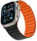Bisikor Compatible con Apple Watch Correa 49mm 46mm 45mm 44mm 42mm 41mm 40mm 38mm Doble Cara Uso Correa Magnética de Silicona para iWatch Ultra SE Serie 10 9 8 7 6 5 4 3 (42/44/45/46/49 Naranja/Negro)